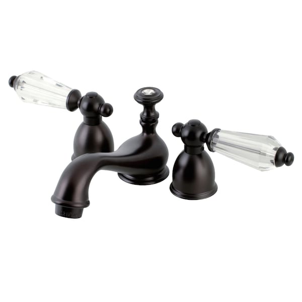 KS3955WLL Wilshire Mini-Widespread Bathroom Faucet W/Brass Pop-Up, Brnz
